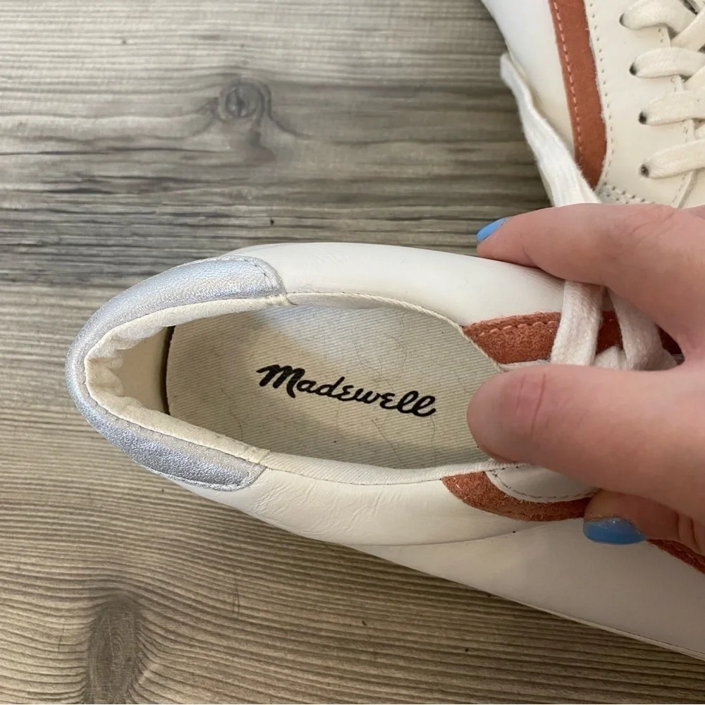 Madewell‎ White Leather Sneakers  7.5